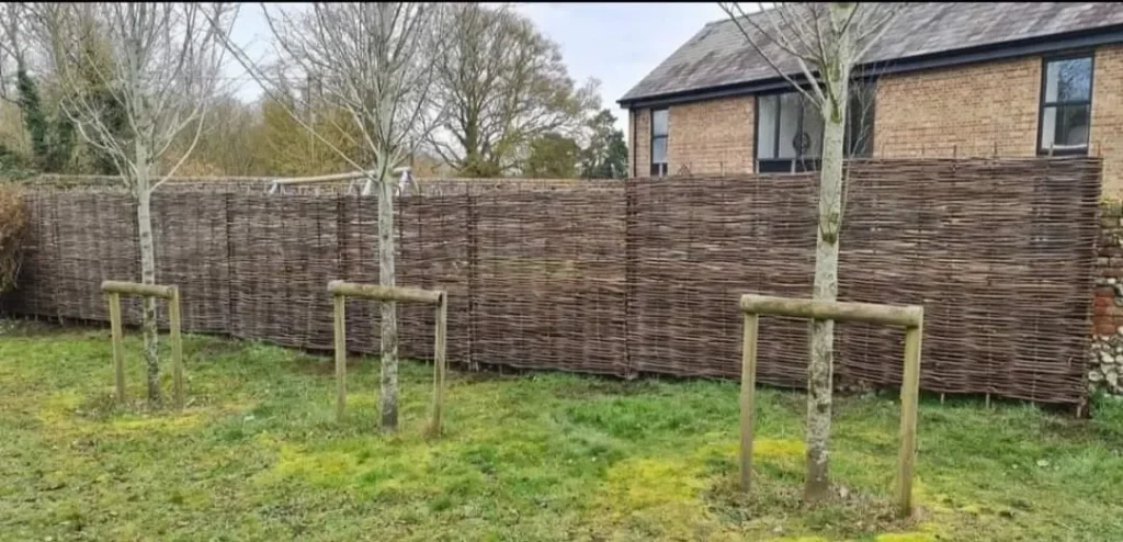 Fencing Fellas Wicker Fence