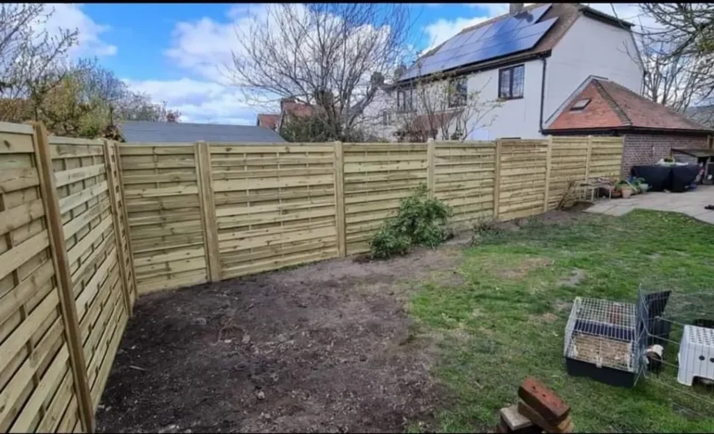 Garden Fence Newly Installed