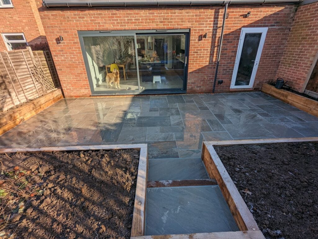 Patio of Modern Home